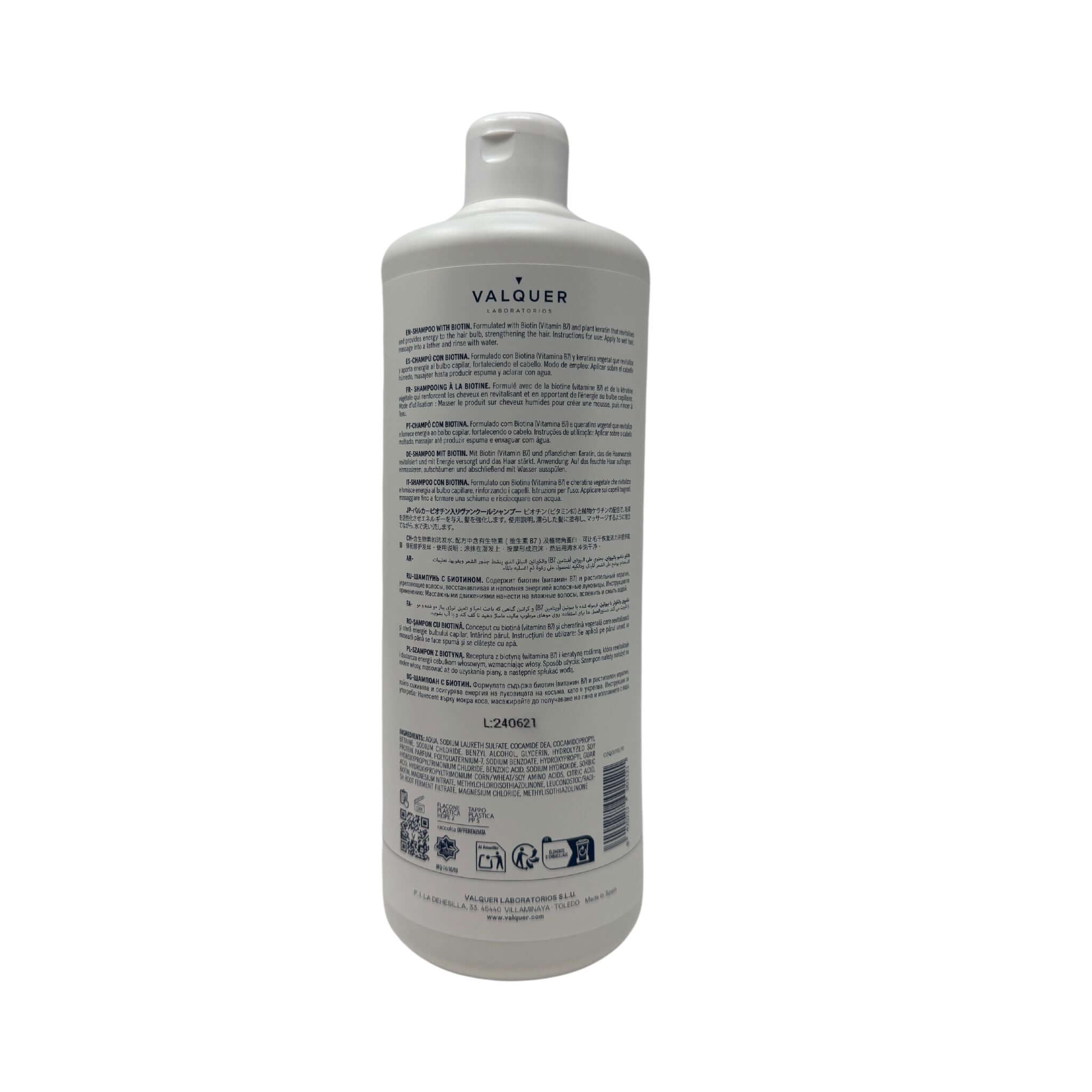 Shampoing à la biotine et à la kératine - 1000 ml