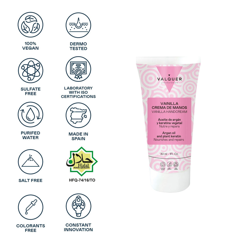 Crema de manos Vainilla - 30 ml