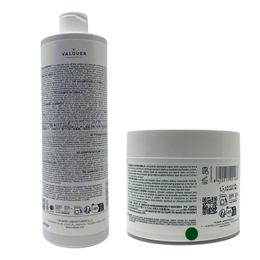 Pack shampoing et masque capillaire à l'oignon - 800 ml