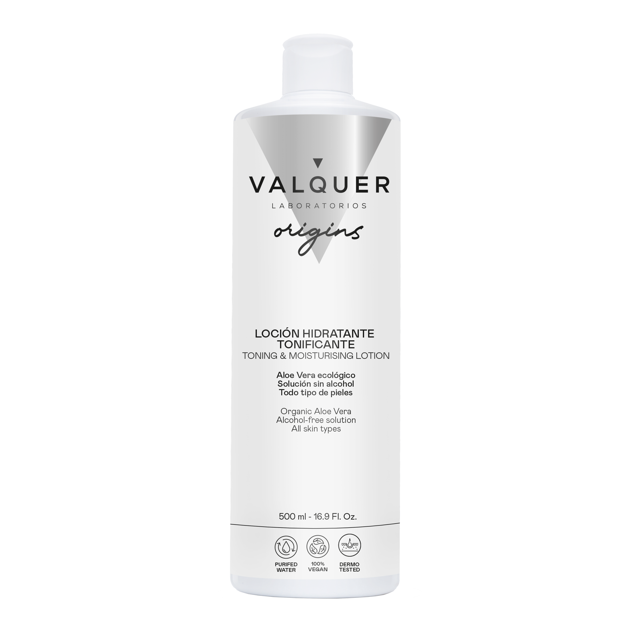 Loción facial hidratante tonificante