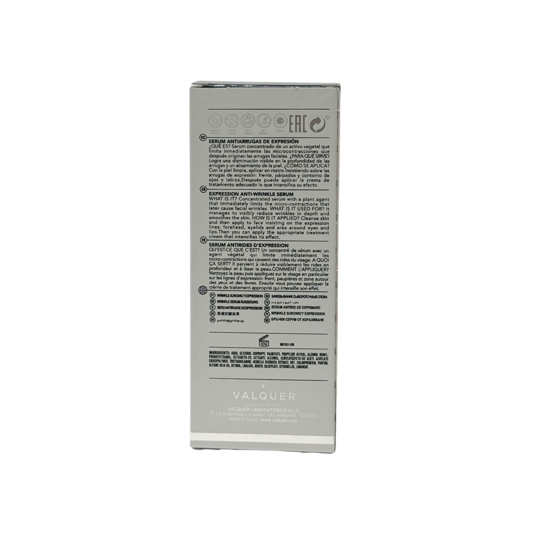 Sérum visage anti-rides - 30 ml