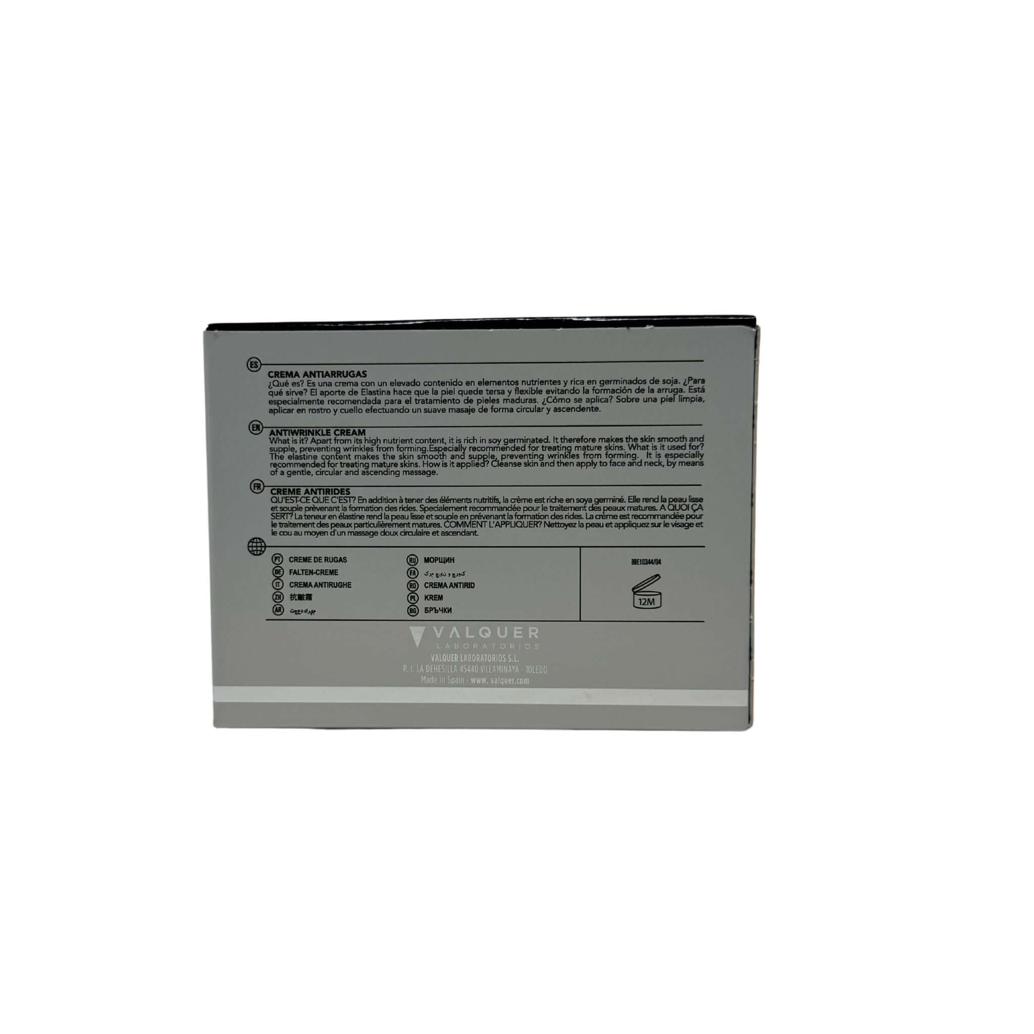 Crema facial antiarrugas con germinados de Soja para Pieles Maduras