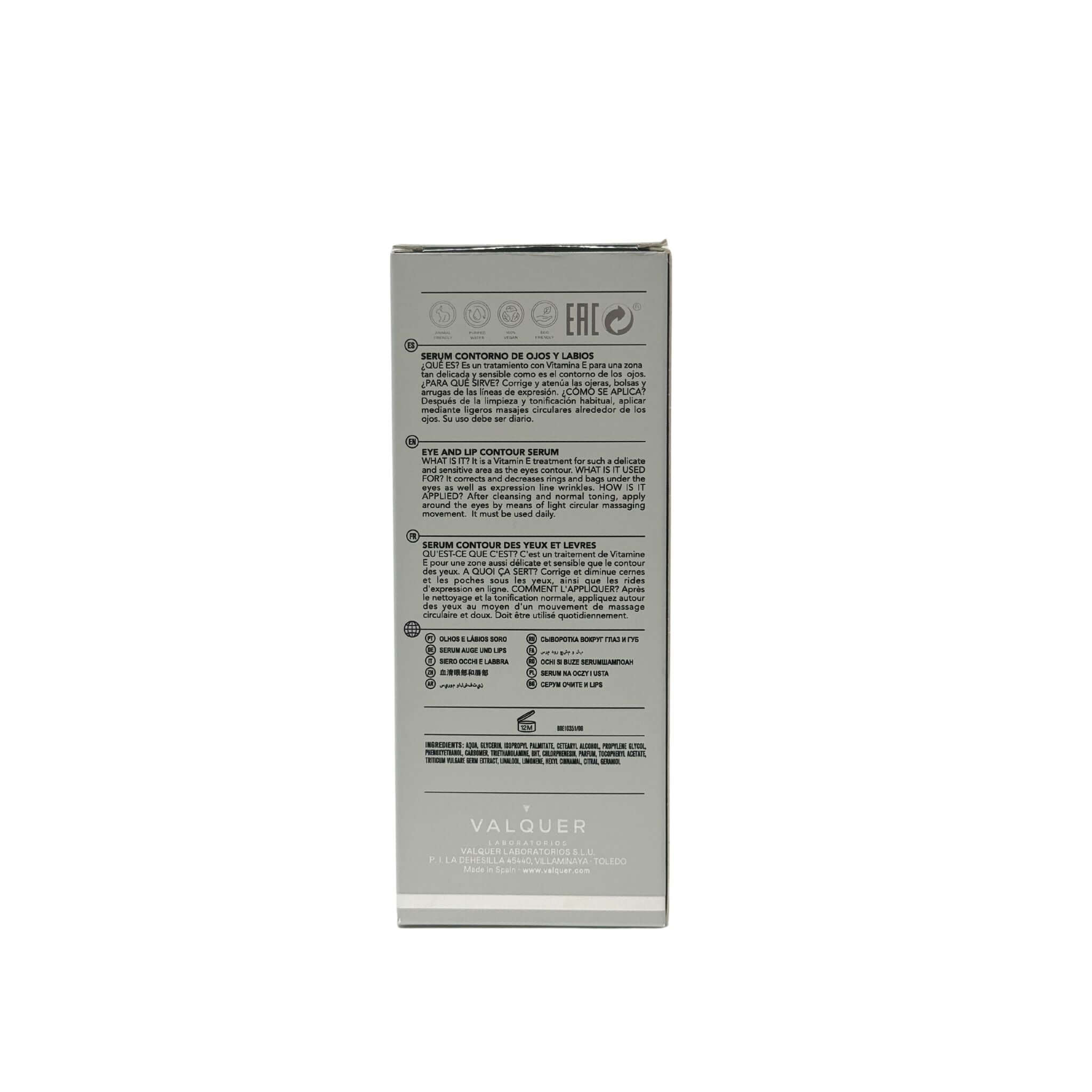 Sérum contorno de ojos y labios - 30 ml
