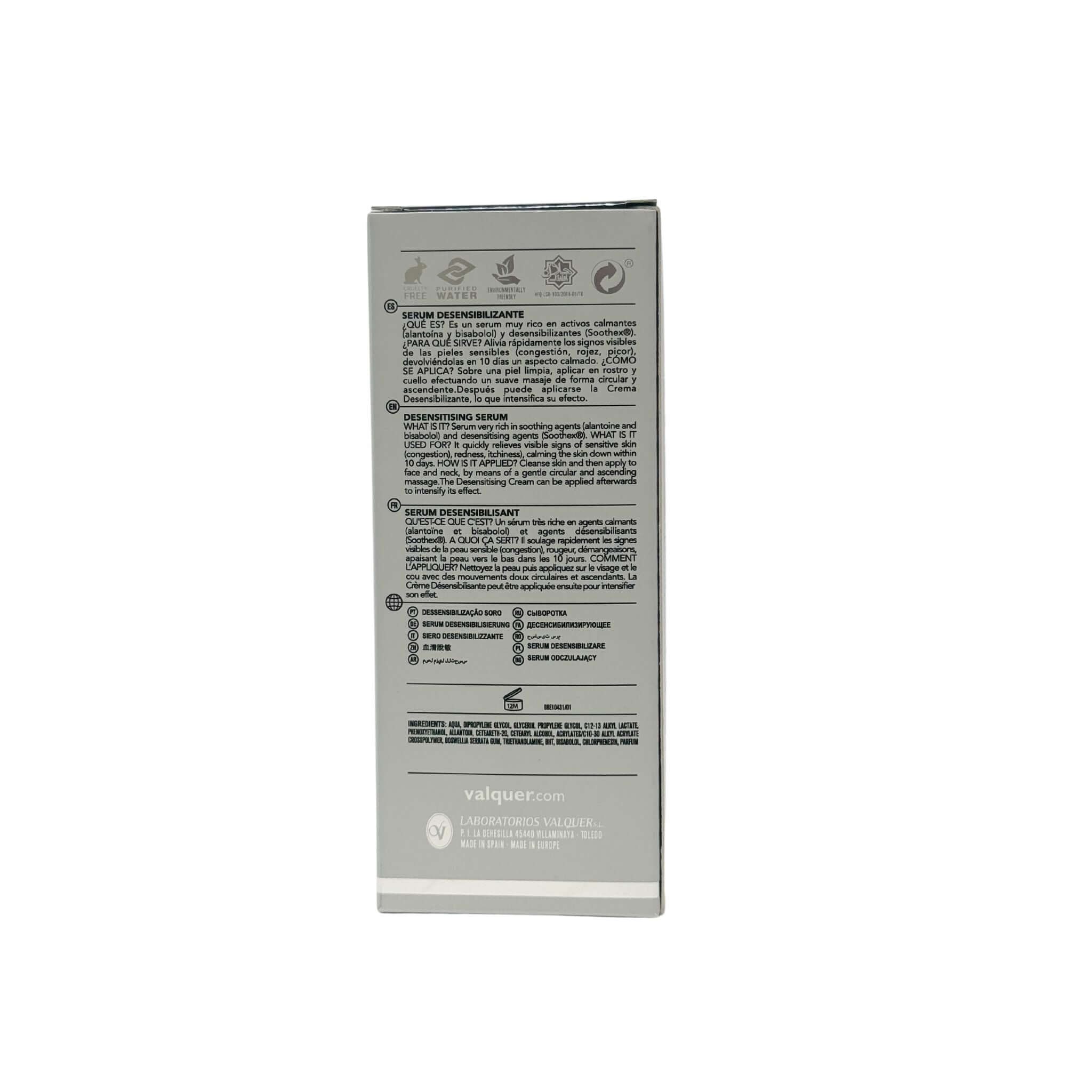 Desensitizing facial serum for sensitive skin - 30 ml