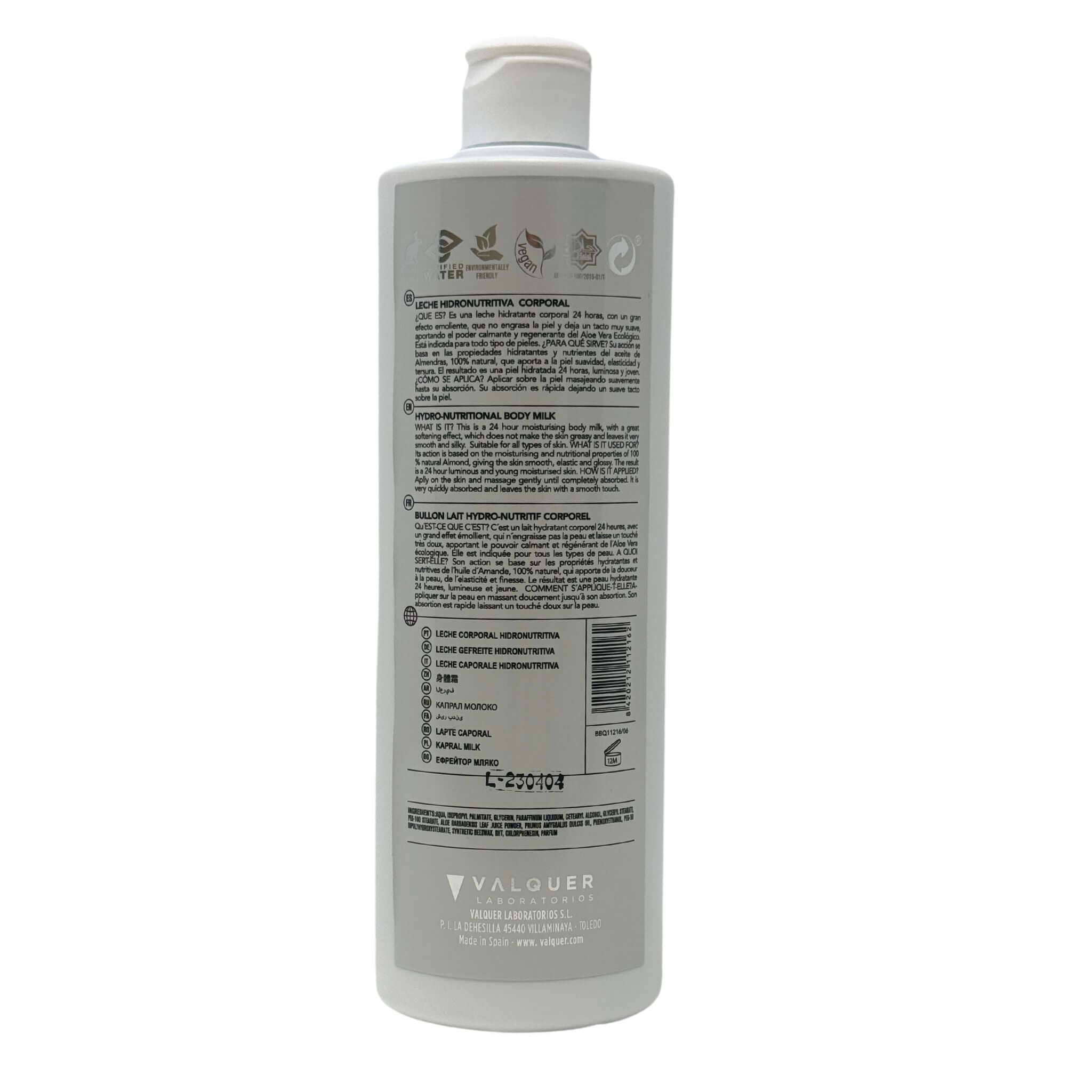 Lait corporel hydro-nourrissant 24h