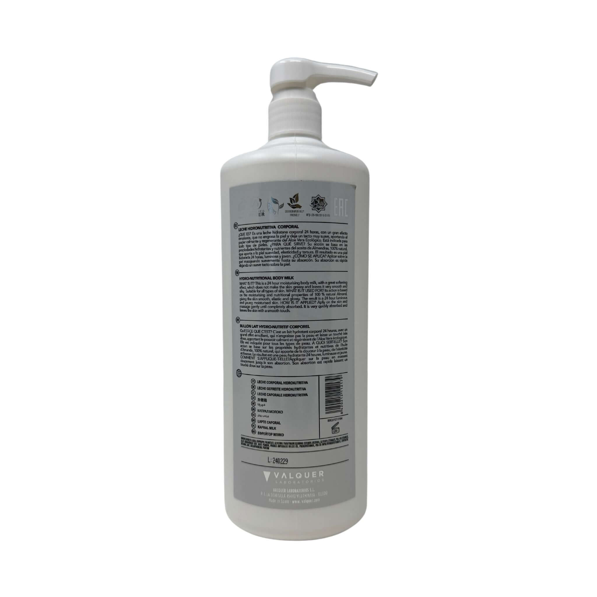 Lait corporel hydro-nourrissant 24h