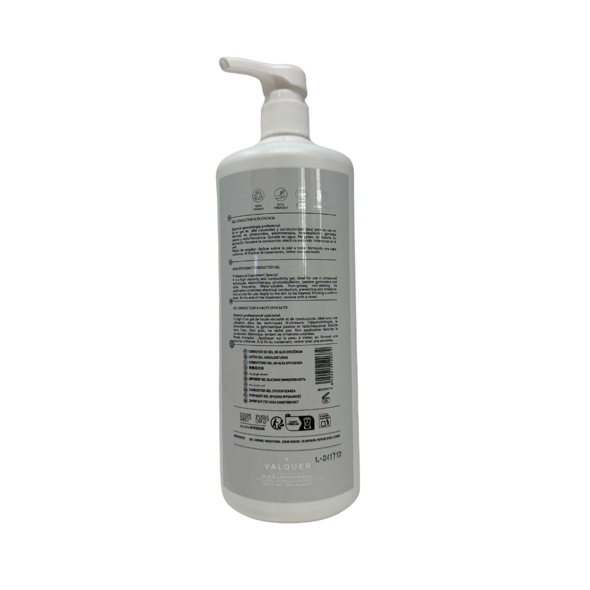 Pack de gel conducteur visage et corps - 2000 ml
