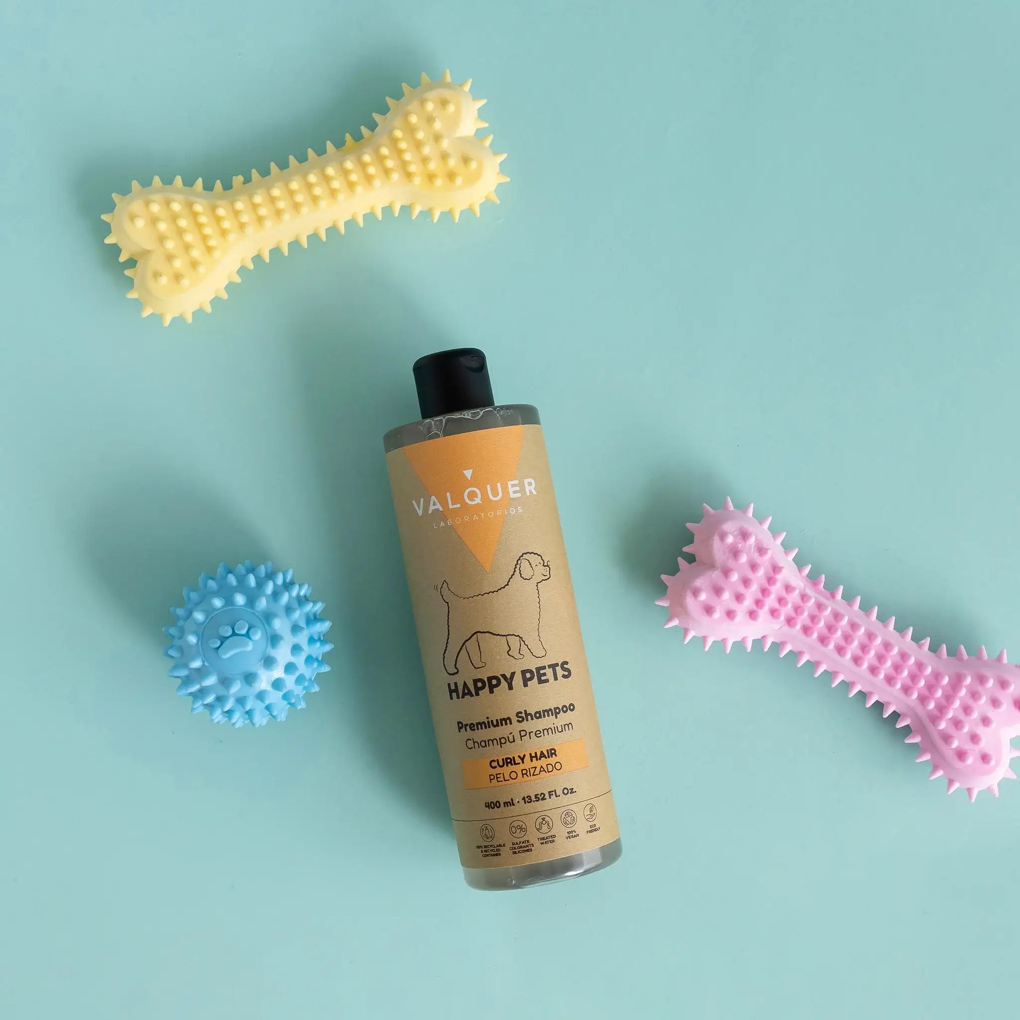 Shampoing Premium pour animaux à poils bouclés - 400 ml