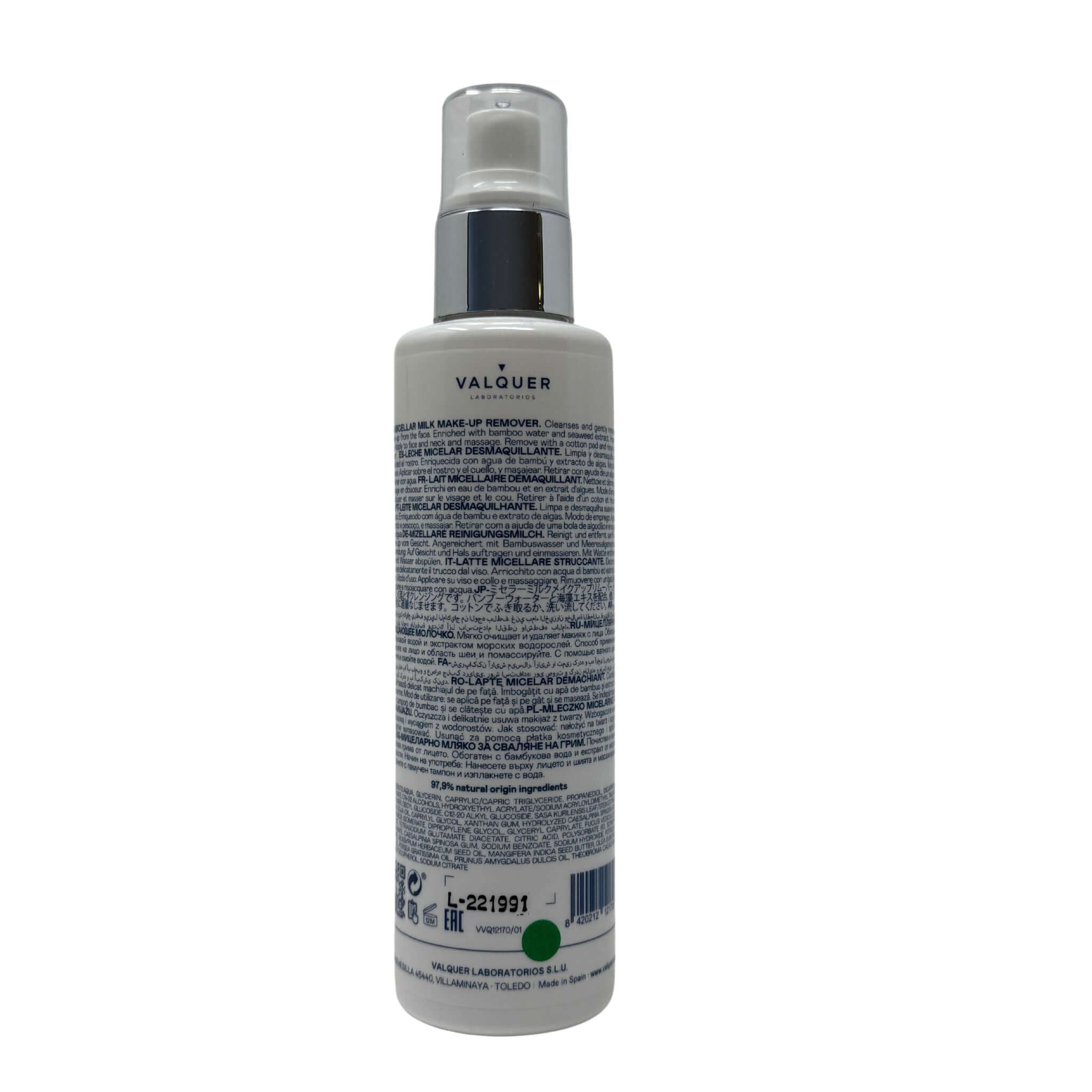 Lait micellaire démaquillant visage - 200 ml