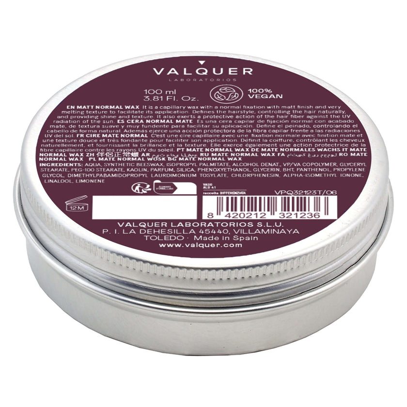 Cire pour cheveux mats normaux - 100 ml
