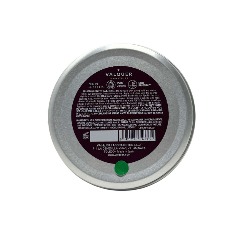 Strong matte hair wax - 100 ml