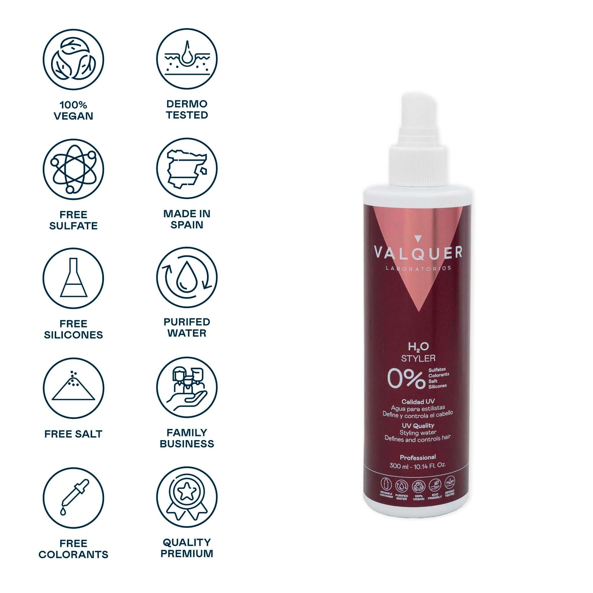 H2O Styling Water for Stylists - 300 ml