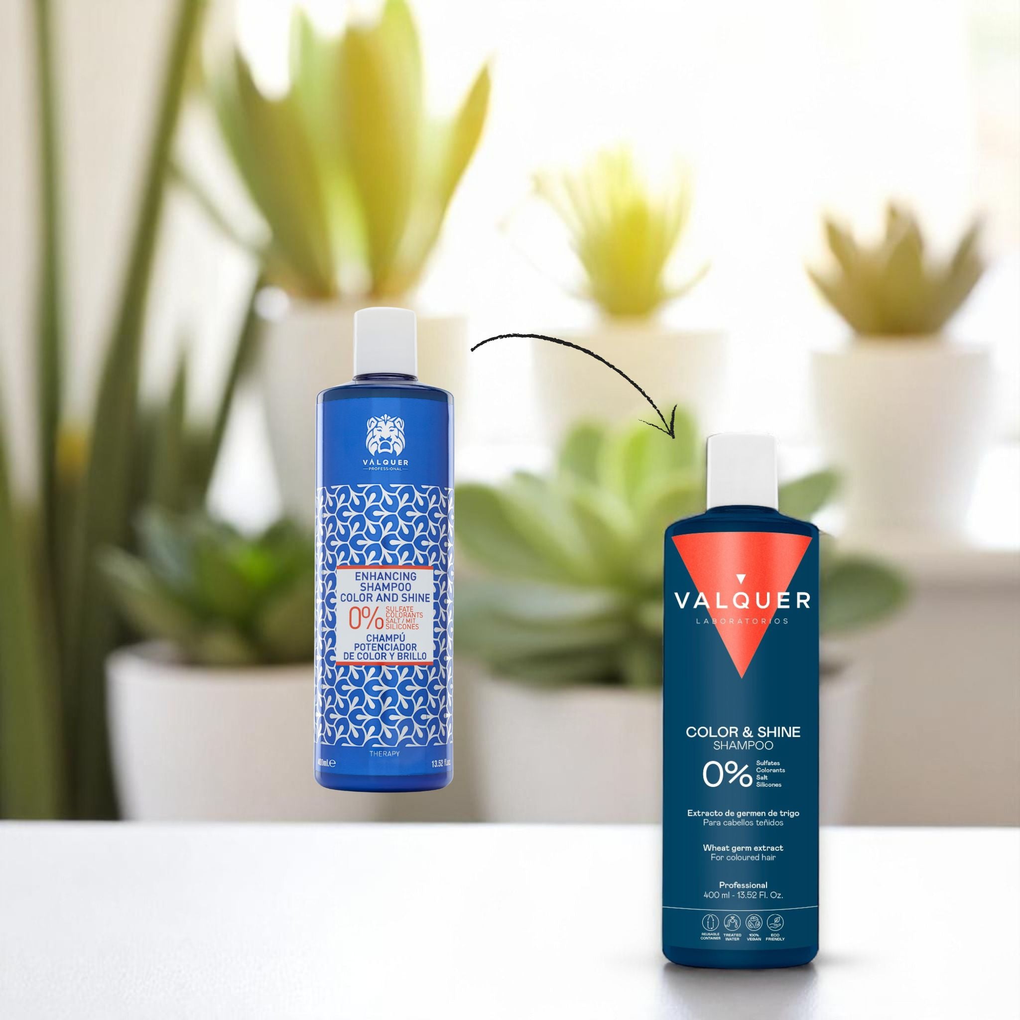 Shampoo for colored hair - 0% sulfate-free color and shine enhancer