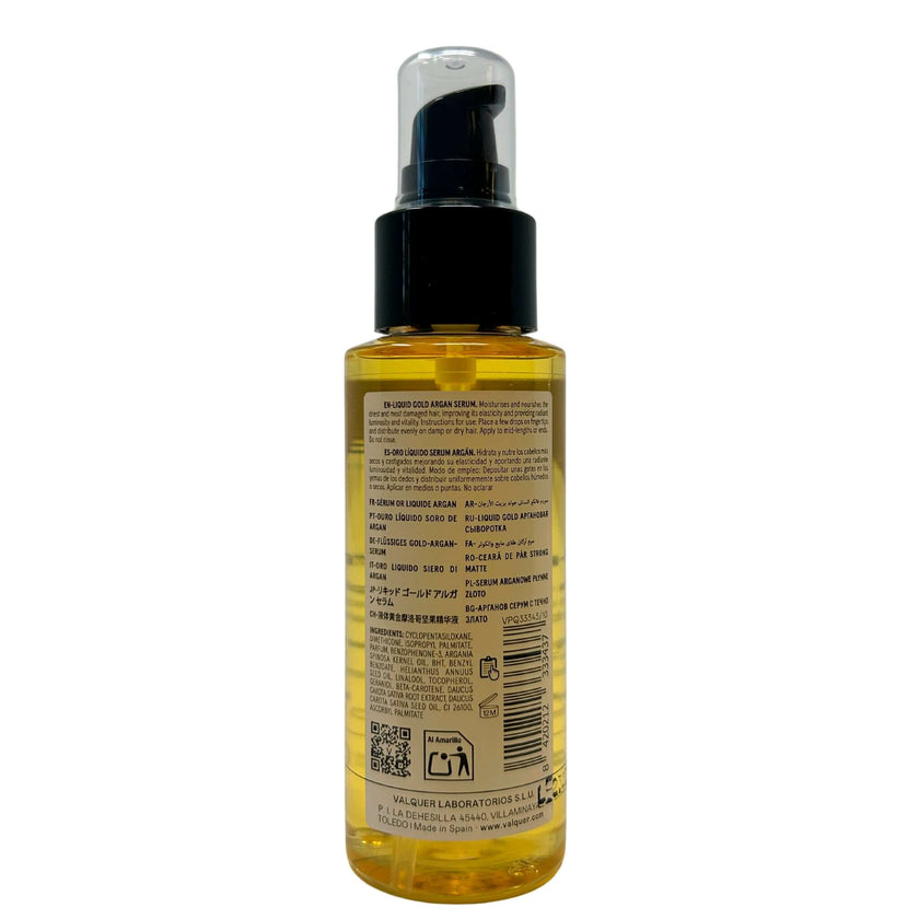 Sérum con Aceite de Argán y Oro Líquido - 100 ml