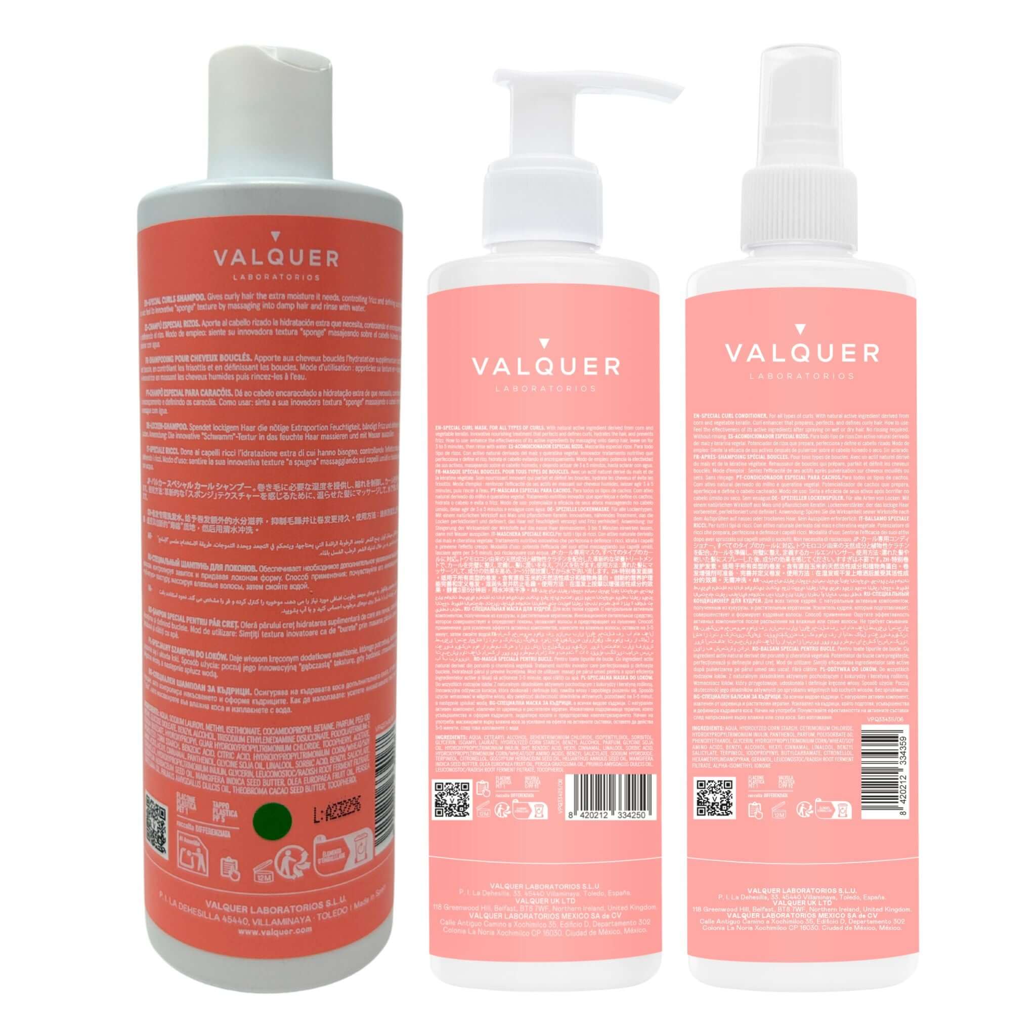 Pack Méthode Curly - Shampoing, Masque et Après-shampoing - 975 ml