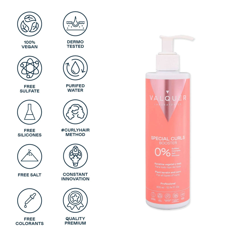 Gel booster (activateur de boucles) adapté à la méthode Curly - 300 ml