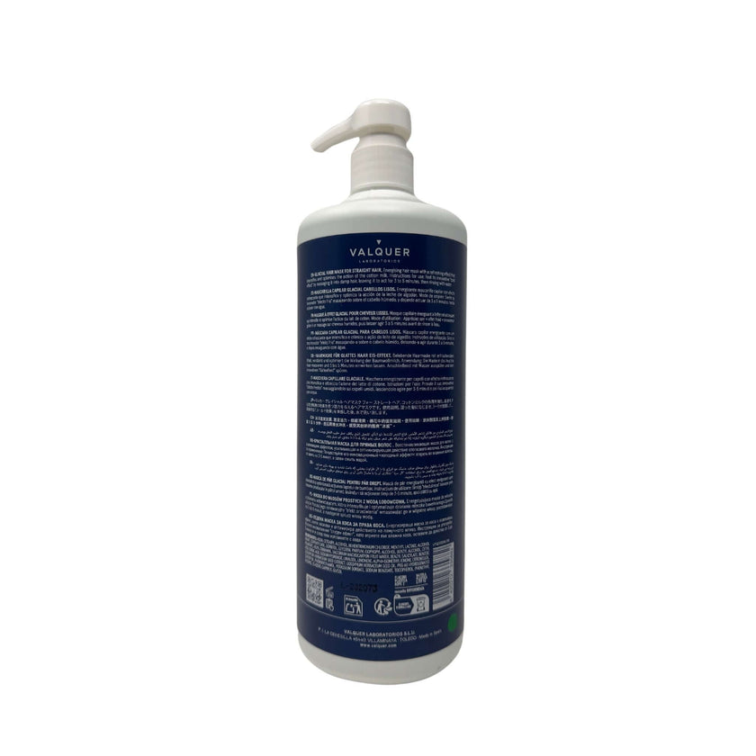 Glacial hair mask for straight hair