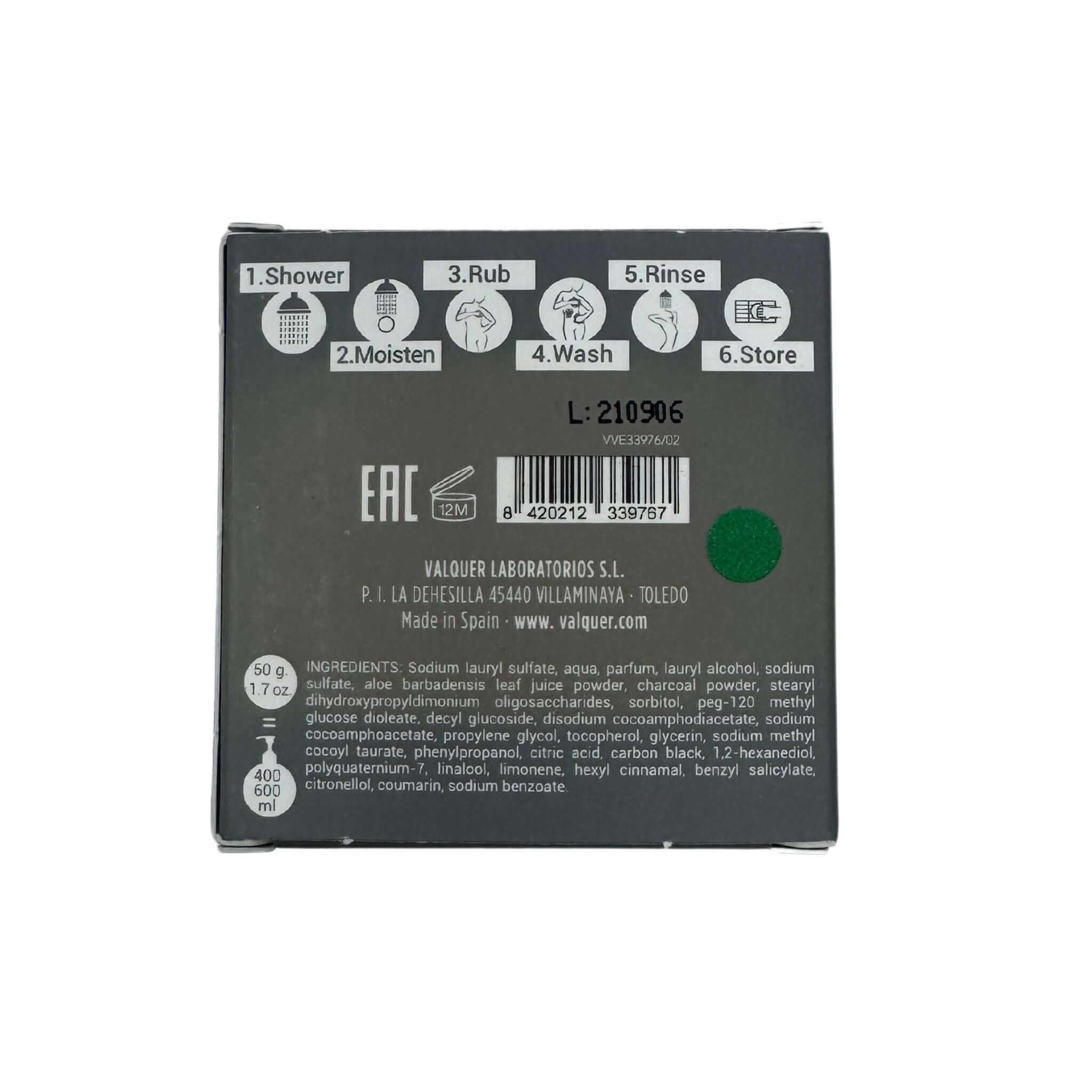 Gel sólido Moon (con Carbón activo) - 50 g