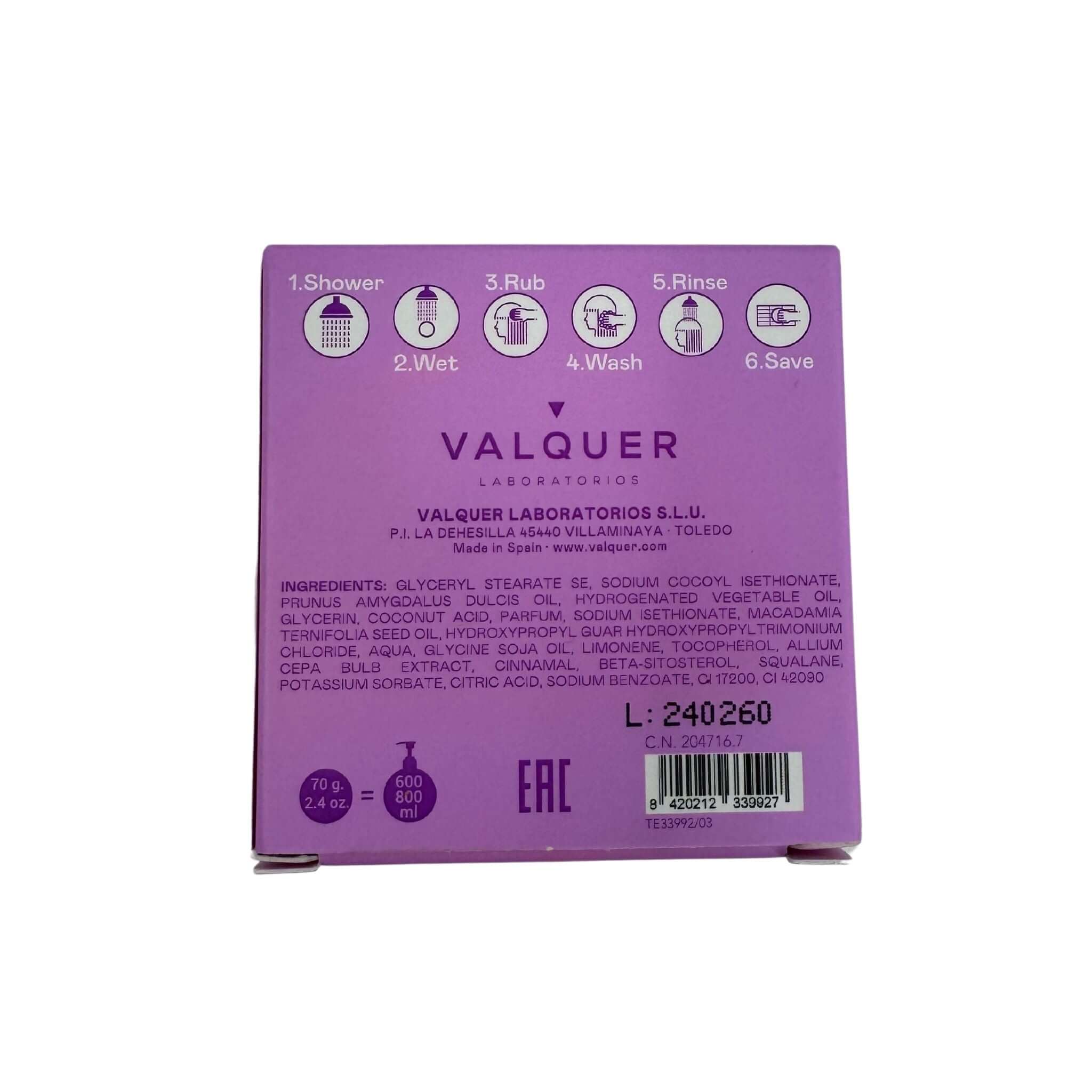 Champú sólido 2 en 1 Cebolla - 70 g