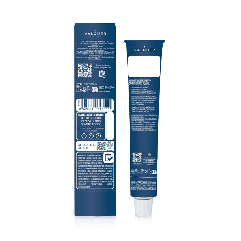 Tinte 6.1 Rubio Oscuro Ceniza - 60 ml