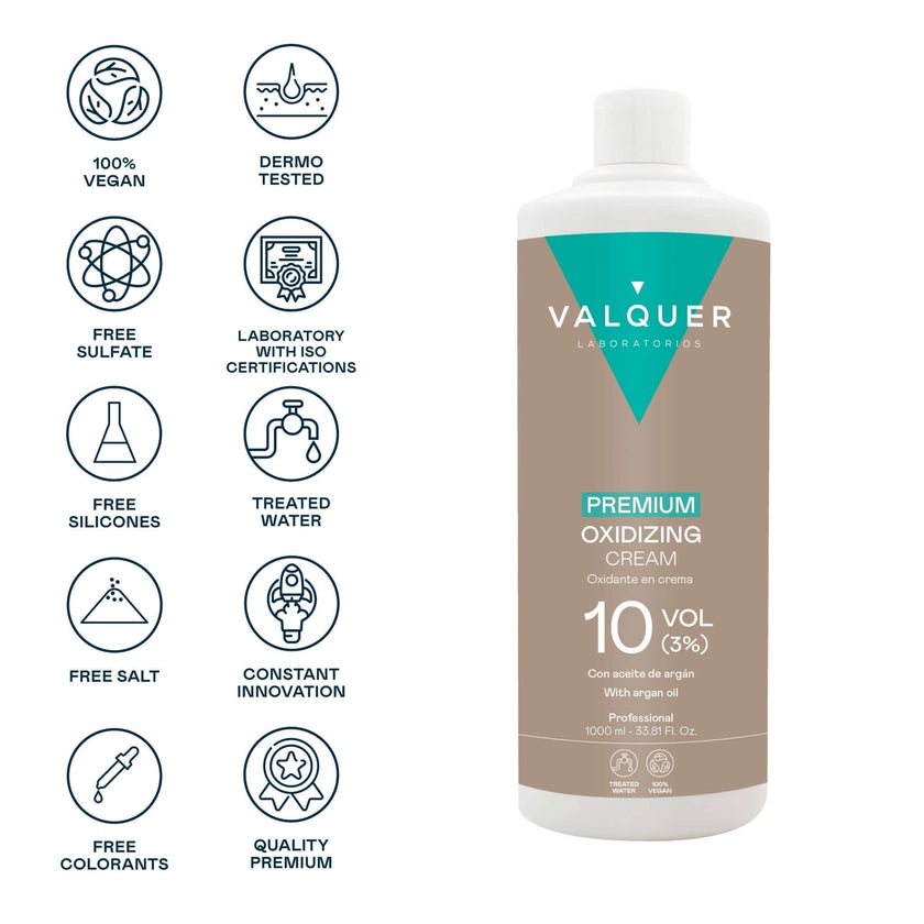 Oxidante premium ultra-cremoso 10 vol (3%) - 1000 ml