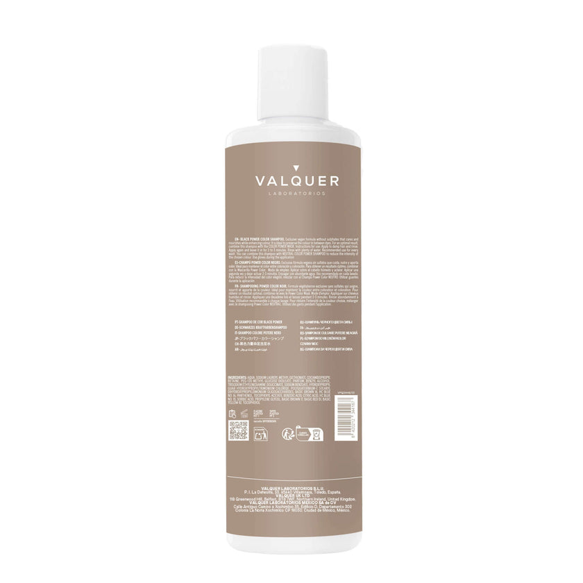 Shampoing couleur noire - Power Color - 400 ml
