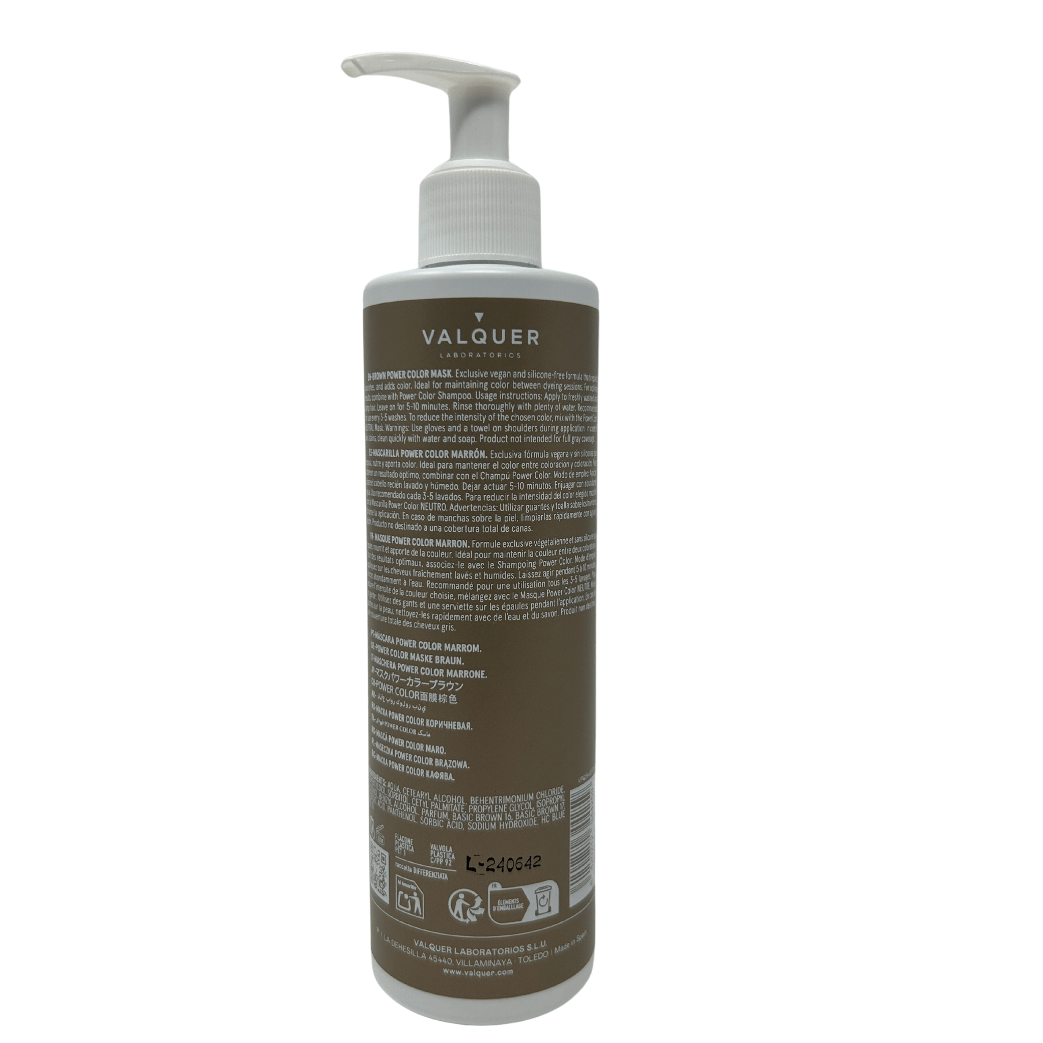 Masque couleur châtain - Power Color - 275 ml