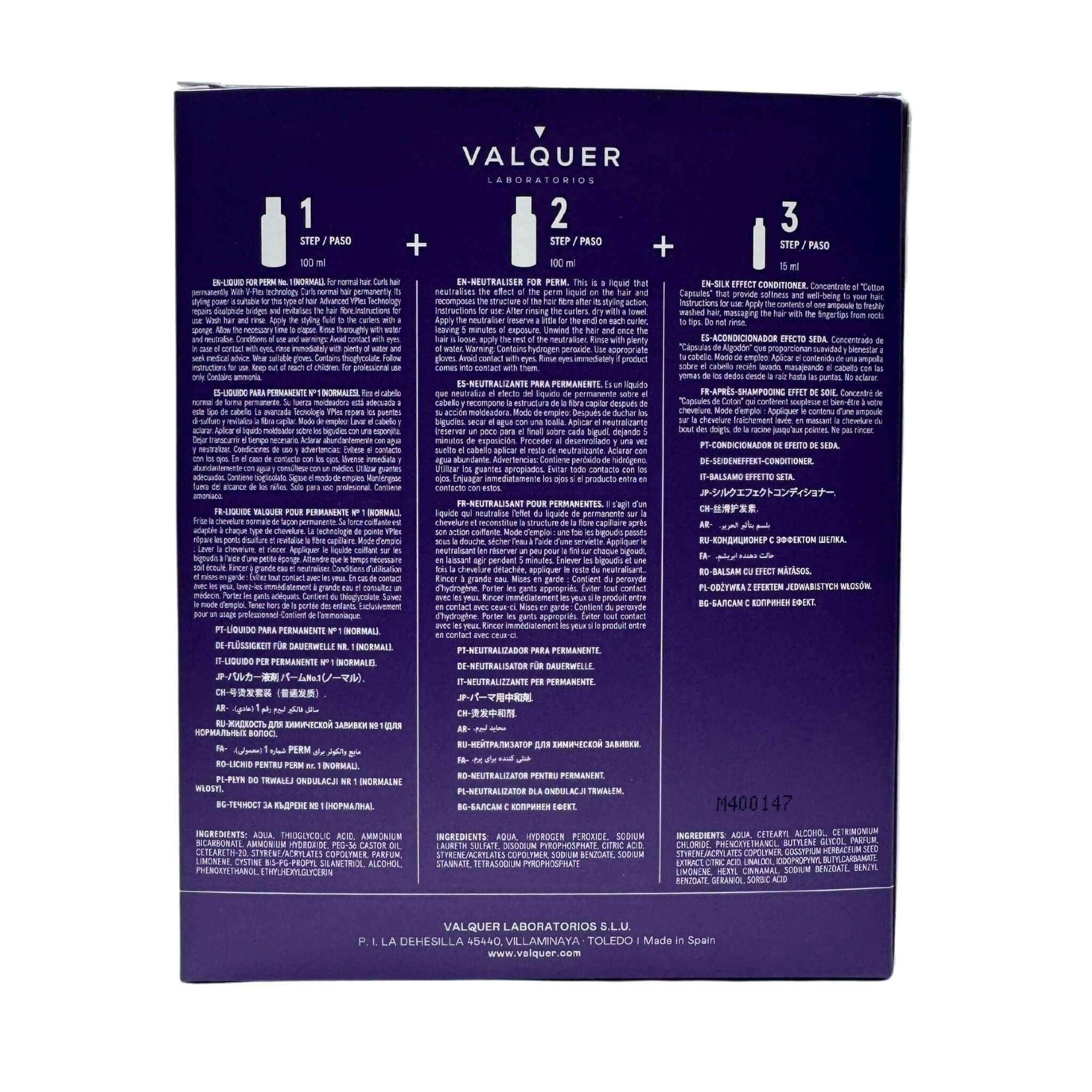 Kit para permanente Nº 1 (normales) - 210 ml