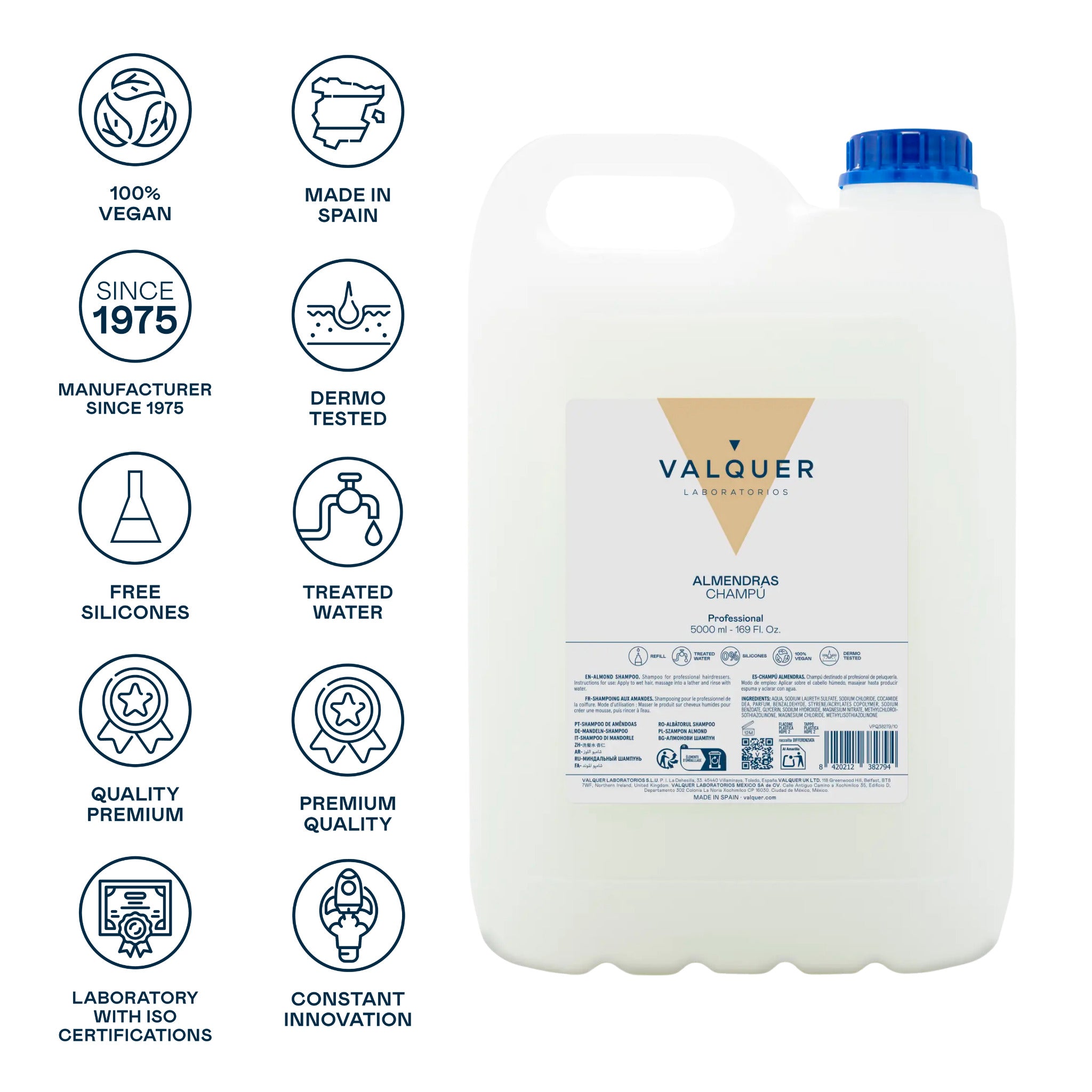 Almond shampoo - 5000 ml