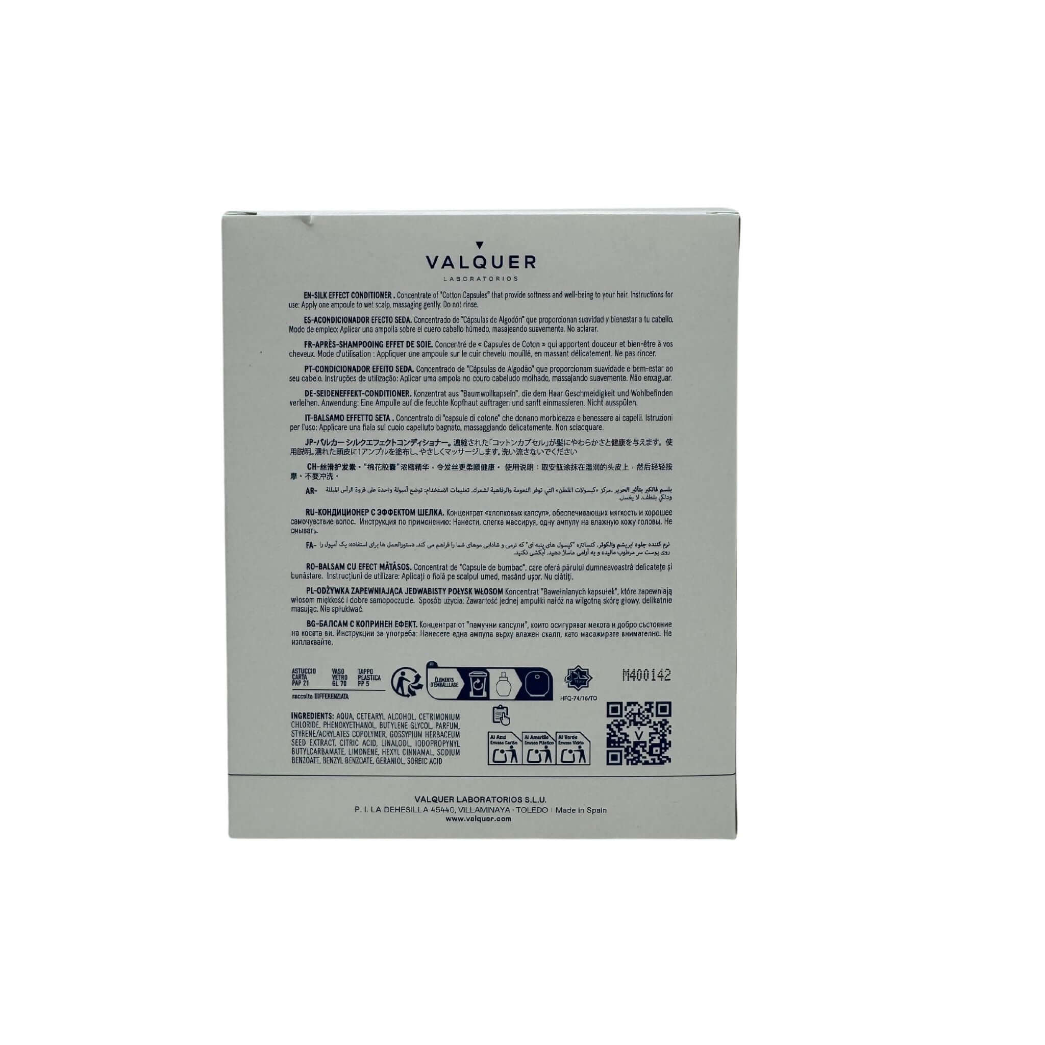 Après-shampooing effet soie - 12x15 ml