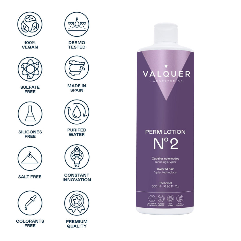 Liquid for permanent Nº2 (Colored) - 500 ml