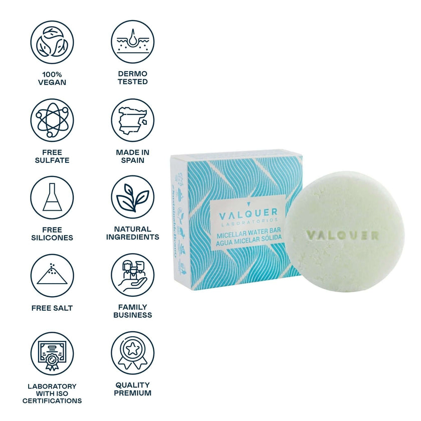 Agua micelar sólida Ice todo tipo de pieles - 50 g