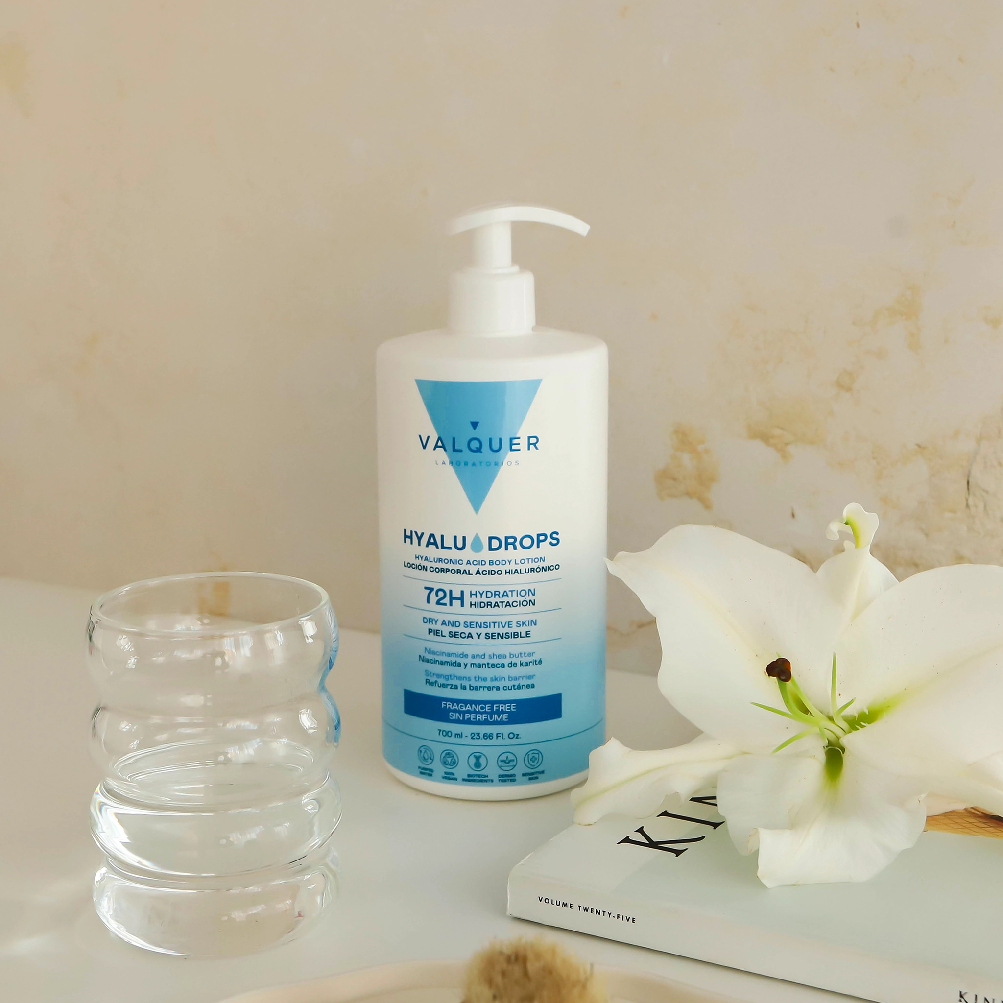 Hyaludrops Fragrance-Free Body Lotion – 72H Hydration – 700 ml