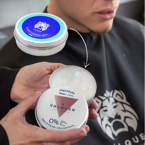 Cera capilar brillante