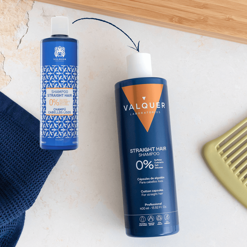 Shampoing pour cheveux lisses - 0% sans sulfate