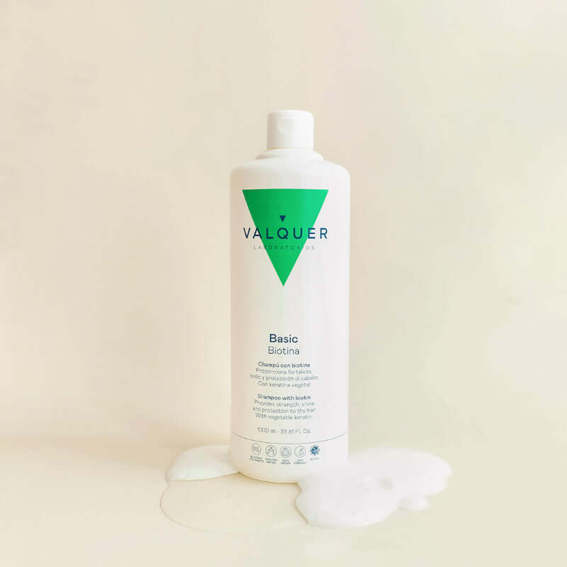 textura del champu con biotina