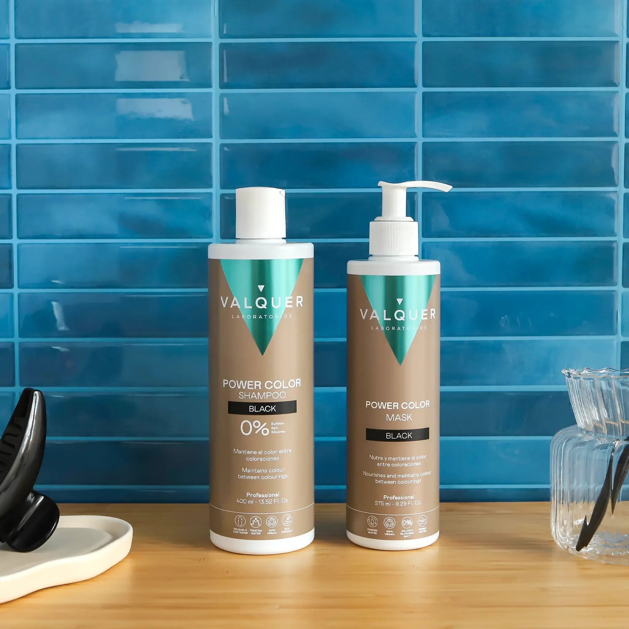 Shampoing couleur noire - Power Color - 400 ml