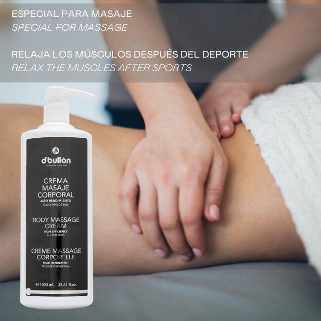 especial para masajes depues del deporte