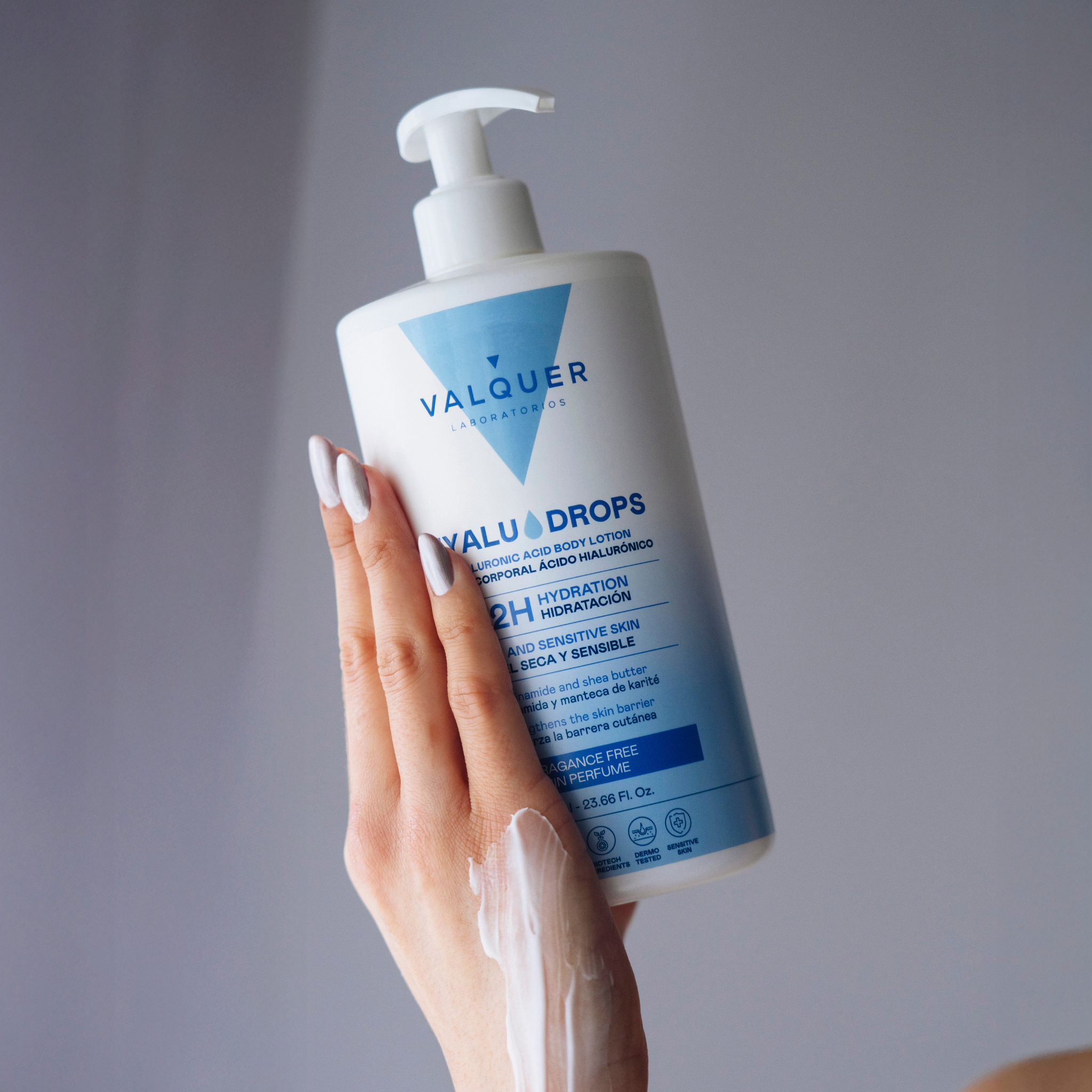 Hyaludrops Fragrance-Free Body Lotion – 72H Hydration – 700 ml
