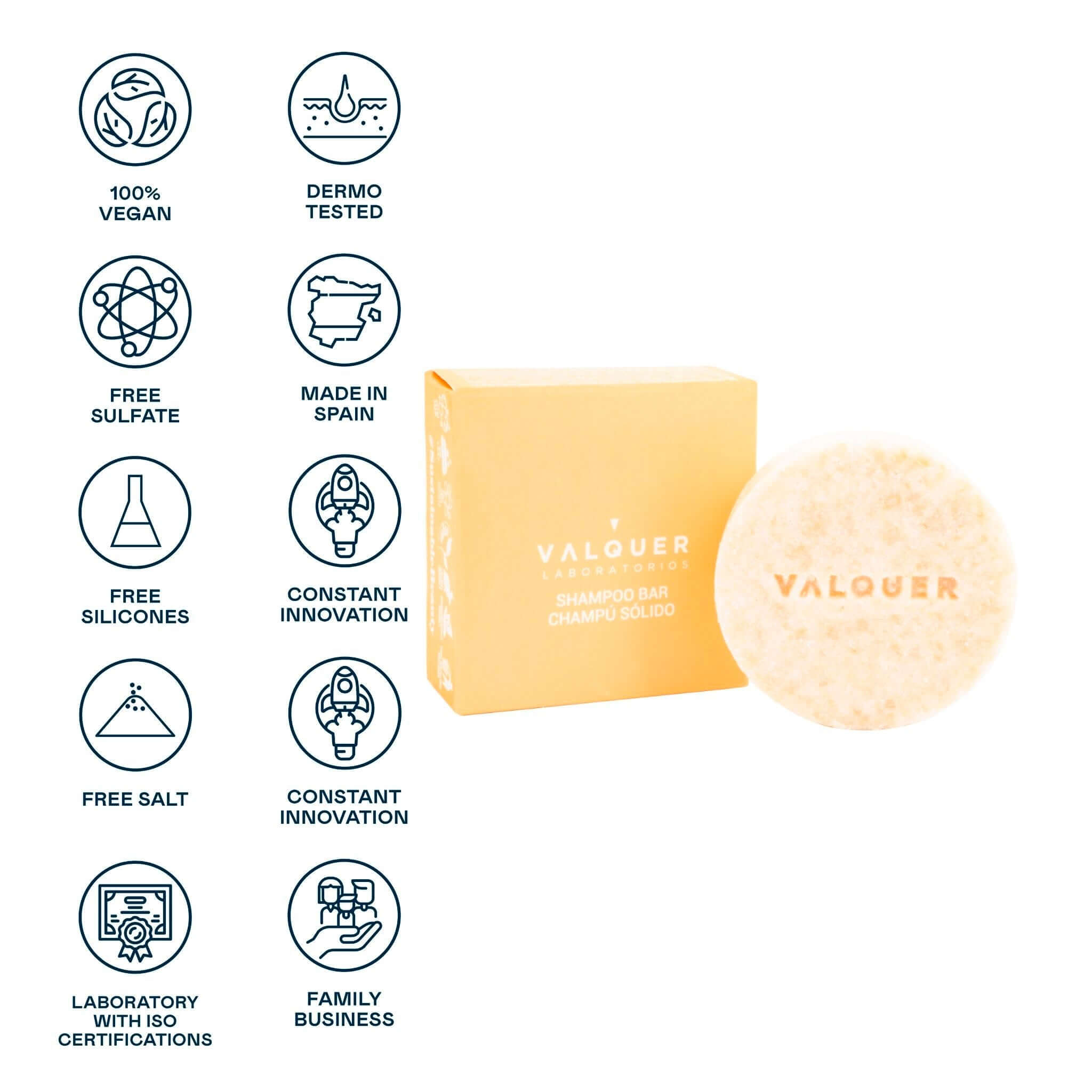 Sunset Family Sulfate-Free Solid Shampoo - 50 g