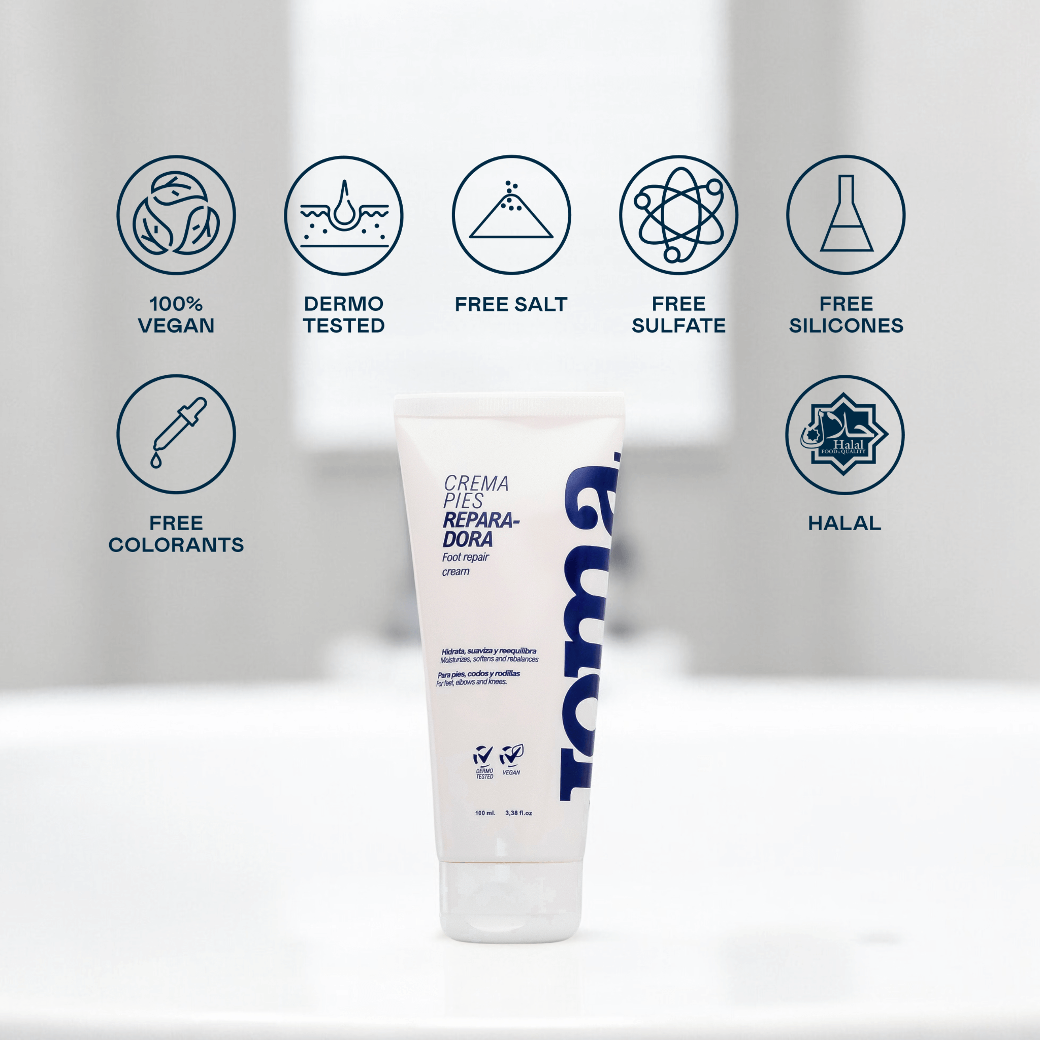 Crema Reparadora de Pies para Deportistas – 100 ml