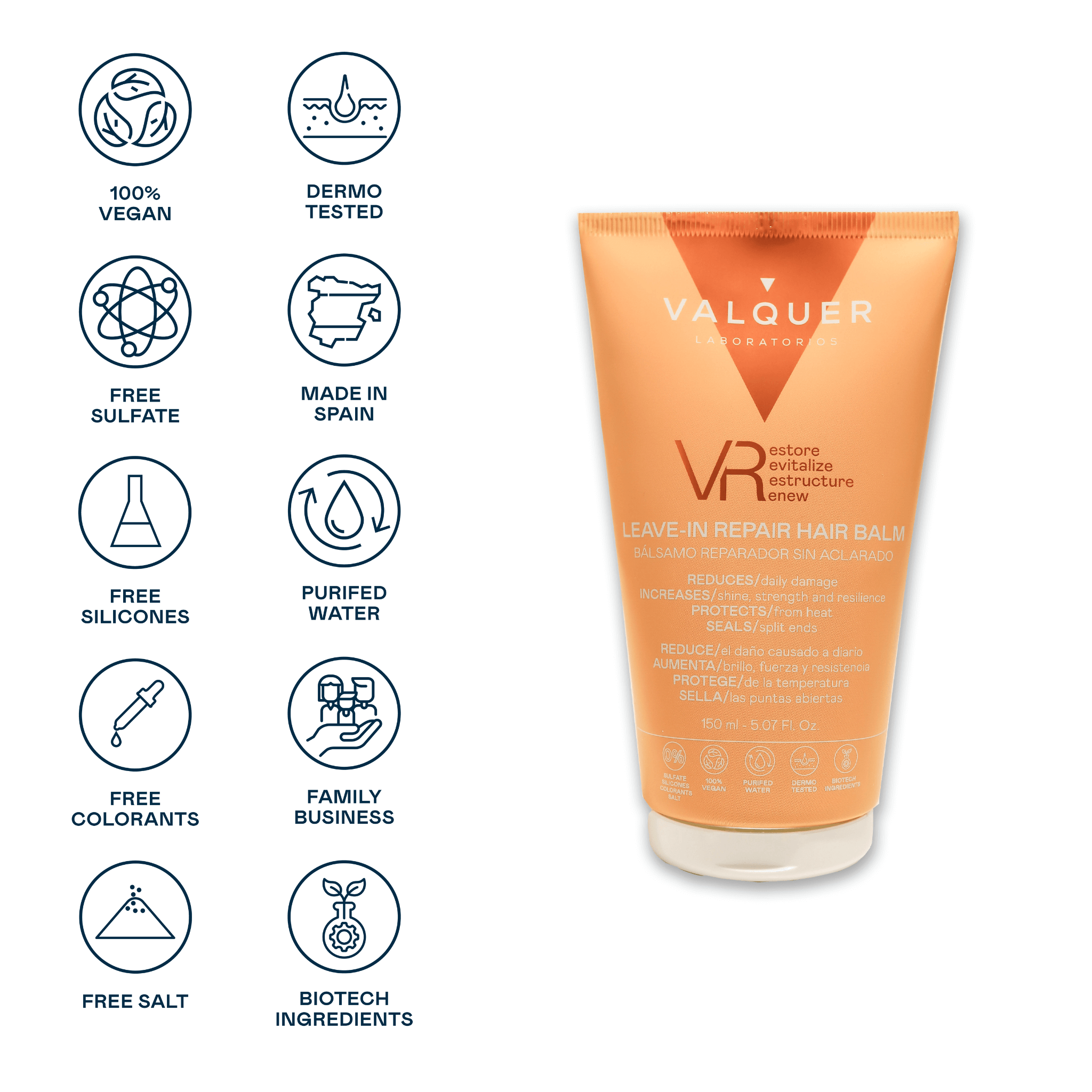VR Bálsamo Acondicionador Sin Aclarado Reparador