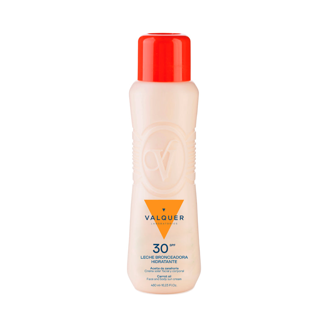 Face and Body Carrot Tanning Moisturizing Milk SPF 30 - 500 ml