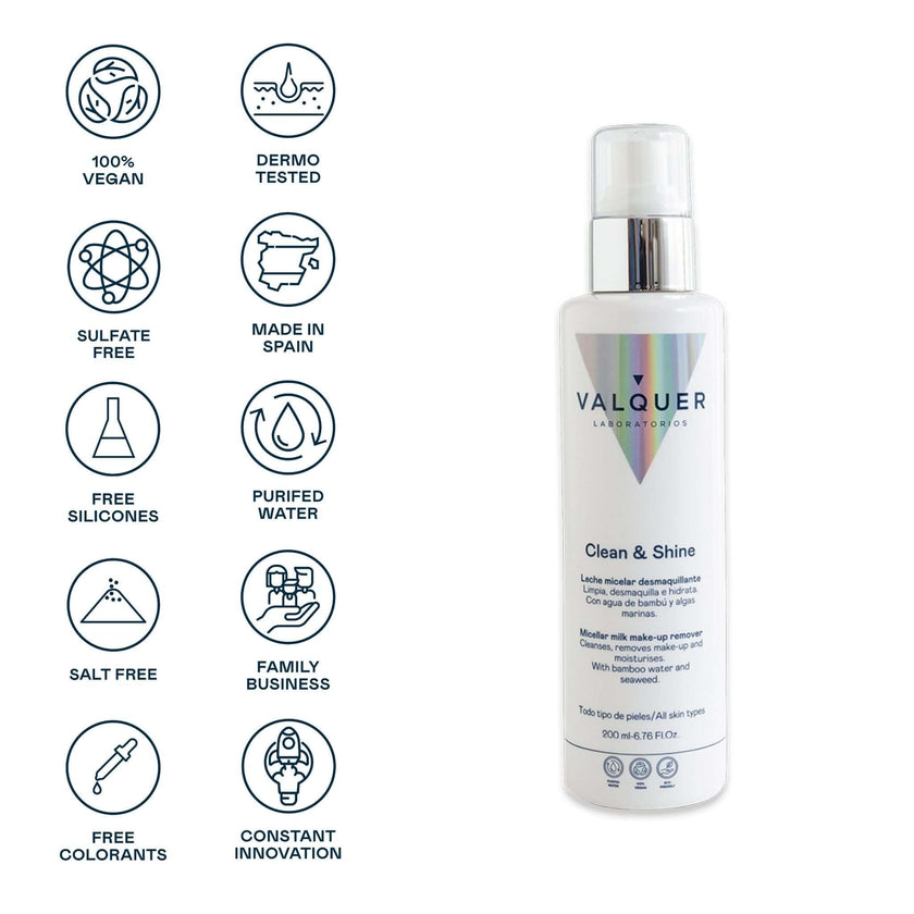Lait micellaire démaquillant visage - 200 ml