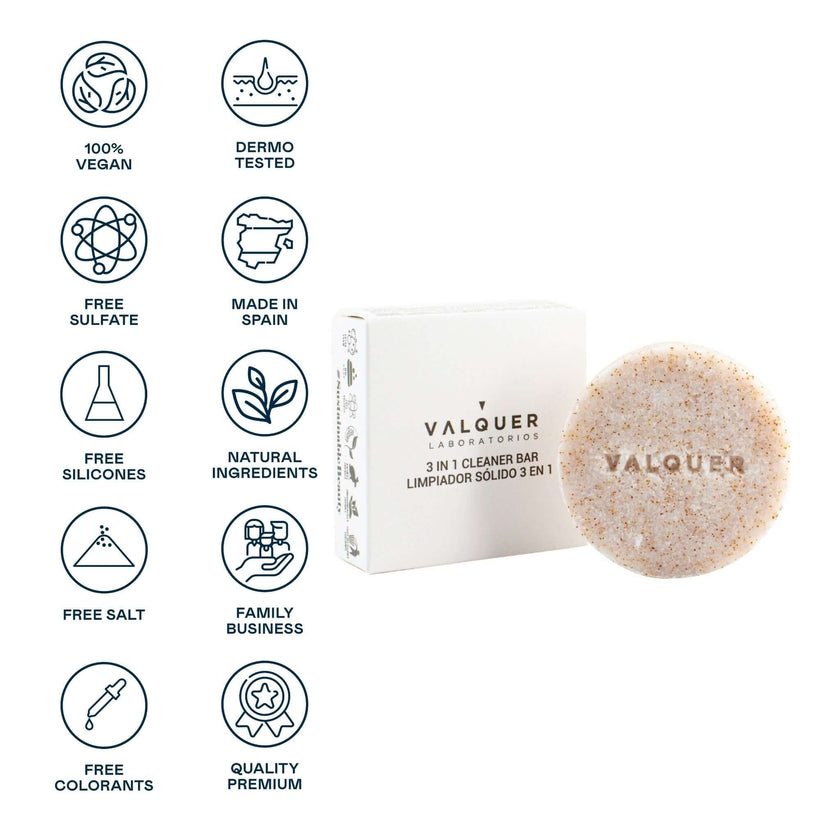Sugar 3-in-1 Solid Facial Cleanser - 50 g