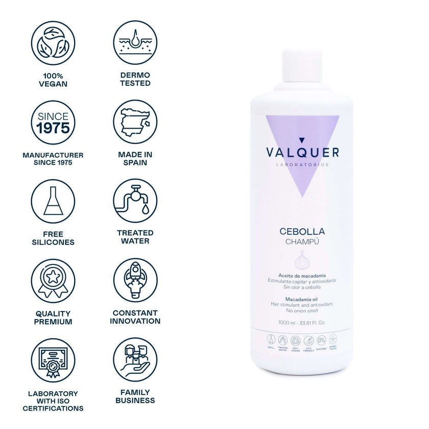Champú de Cebolla - Revitalizante, antioxidante y purificante