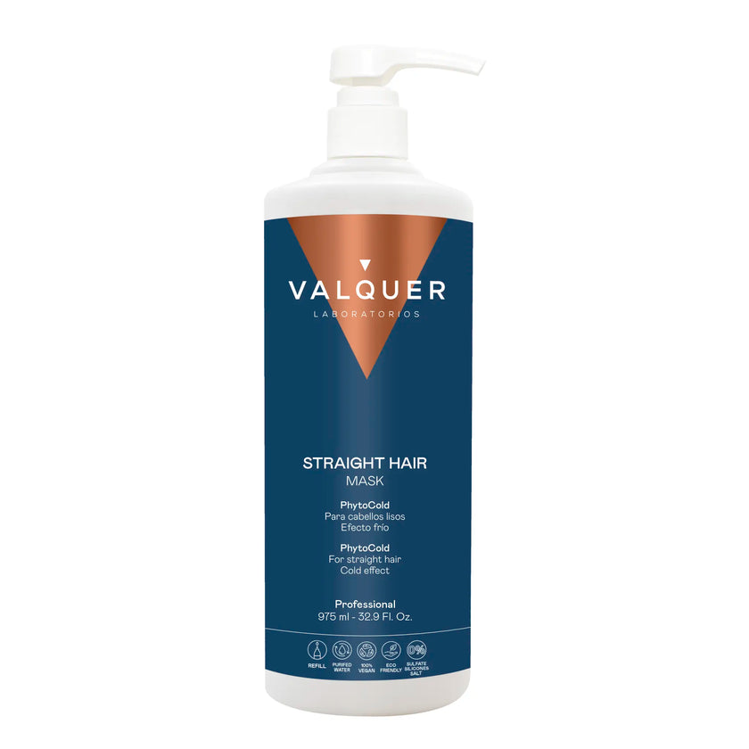 Glacial hair mask for straight hair