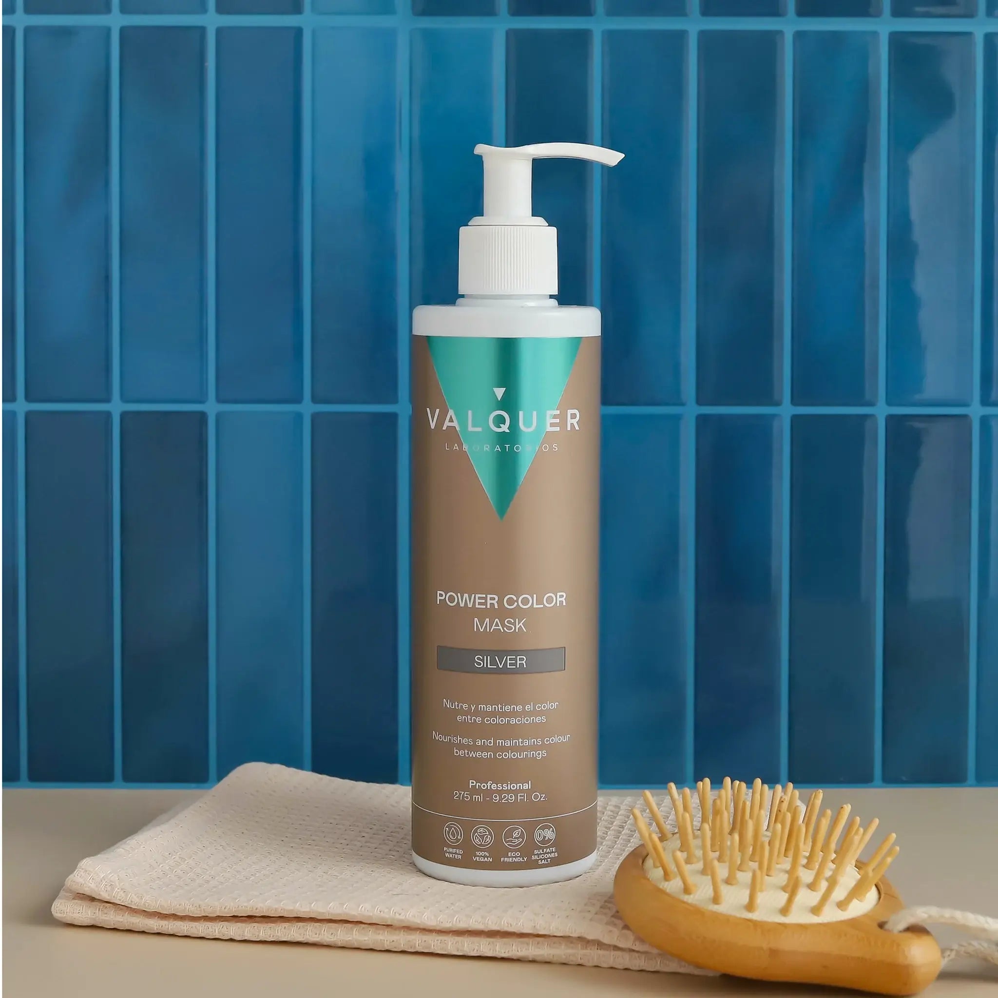 Mascarilla color gris plata - Power Color - 275 ml