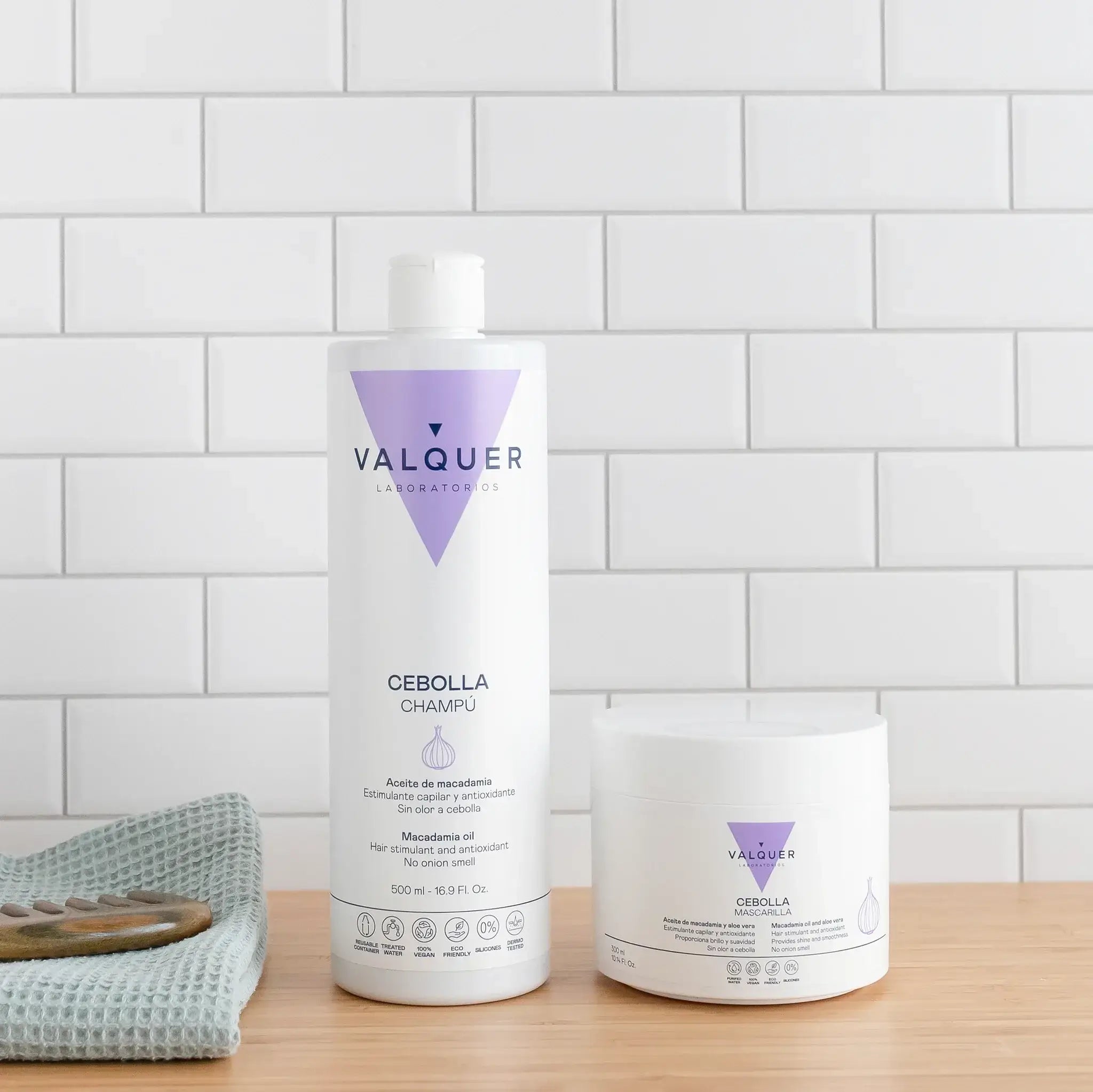 Pack shampoing et masque capillaire à l'oignon - 800 ml
