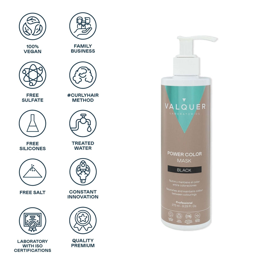 Black color mask - Power Color - 275 ml